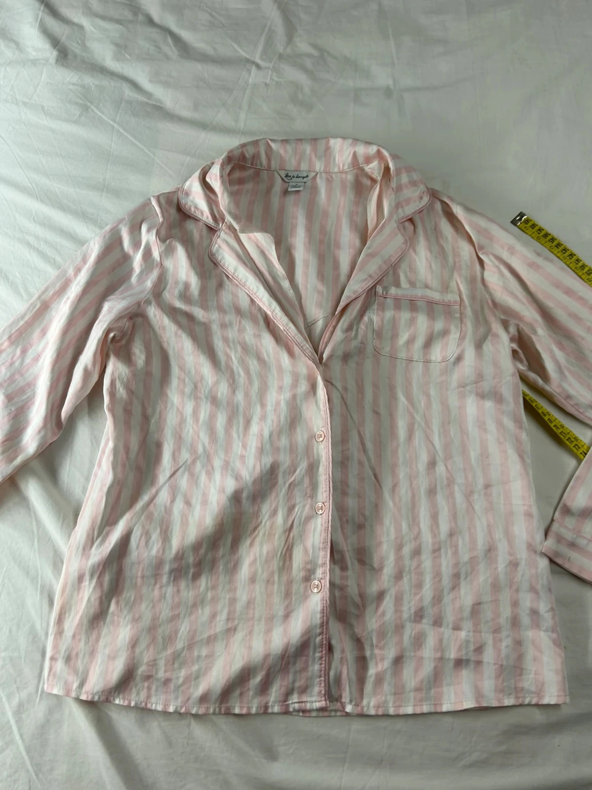 Camisa listrada branco e rosa Love to Lounge – photo 2